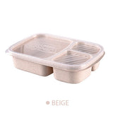 HULIANFU Separate lunch box Portable Bento Box Lunchbox Leakproof Food Container Microwave oven Dinnerware for Students