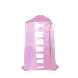 HULIANFU Smile Shape Nylon Laundry Bag Wash Me Travel Storage Pouch Machine Washable Dirty Clothes Organizer Wash Drawstring Bag