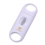HULIANFU Top Selling Cigar Cutter Creative Metal Portable Stainless Steel Blade V-Shaped Cigar Scissors for Men Boyfriend Gifts