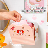 HULIANFU W&amp;G Toilet Organizer Adhesive Large Storage Box Sanitary Napkin Organizer for Cosmetics Decorative Box Bathroom Accessories