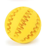 HULIANFU Toys for Dogs Rubber Dog Ball For Puppy Funny Dog Toys For Pet Puppies Large Dogs Tooth Cleaning Snack Ball Toy For Pet Products