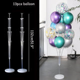 HULIANFU Table Balloon Arch Set Ballon Column Stand for Wedding Birthday Party Decorations Kids Balloons Accessories Christmas Decor ball