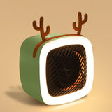 HULIANFU Portable Mini Heaters for Home Cute Electric Heaters Hot Fan Heater Plug in Winter Warmer Overheat Protection Small Warmer Mute