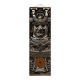 HULIANFU Japanese Samurai Ukiyoe Tiger Canvas Poster Pictures for Living Room Home Decor Painting Wall Art with Solid Wood Hanging Scroll