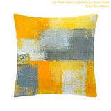 HULIANFU New Style Geometric Yellow Pillowcase Decorative Cushion For Sofa DIY Printed Pillow Chair Car Cushion Christmas Home Decoration