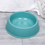 HULIANFU Pet Single Bowl PP Frosted Footprint Puppy Drinker Feeder Cat&amp;Dog Food Bowls Lightweight Non-slip Feeding Dish Pets Accessories