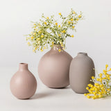 HULIANFU Modern Home Decor Glass Vase Minimalism Living Room Decoration Accessories Vase Decoration Household Flower Vases Gifts