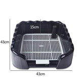 HULIANFU Portable Dog Toilet Potty Pet Toilet for Dogs Cat Puppy Litter Tray Training Toilet pet dog toilet bedpan cat litter box cat dog