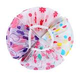 HULIANFU Waterproof Bath Hat Thickened Waterproof And Oil Fume Cap Women Spa Hair Salon Supplies Shower Cap Bathroom Accessories