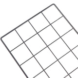 HULIANFU Modern Home Wall Decoration Iron Grid Nordic Art Photo Displaying Frame Party Metal Shelf Mesh Postcards DIY Racks
