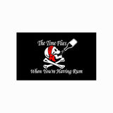 HULIANFU   Yehoy hangiing 90x150cm Skull and Cross Crossbones Sabres Swords Jolly Roger pirate Dead Man  Chest Flags