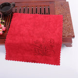 HULIANFU Superfine fiber tea towels absorbent strong kung fu tea towels high-grade tea cloth tea tools~