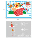 HULIANFU Wooden Christmas Door Wreath Oranments Wall Xmas Dec Merry Christmas Decor For Home  Happy New Year Naviidad Door Wreath