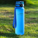 HULIANFU UZSPACE Sport Water Bottle 500/1000ML Portable Leakproof Outdoor Shaker My Bottle Tritan Plastic Eco-Friendly Drinkware BPA Free