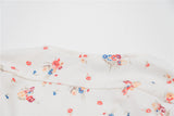 hulianfu Women Shirt Spring and Summer New Ladies Floral Print V-neck Short-sleeved Shirt