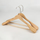 HULIANFU  Wood Clothes Rack Solid Wood Hanger Non-Slip Hangers Clothes Hangers Shirts Sweaters Dress Hanger Drying Rack for Home