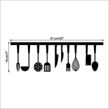 HULIANFU Kitchen Wall Stickers Vinyl Wall Decals for Kitchen English Quote Home Decor Art Decorative Stickers PVC Dining Room For Bar PVC