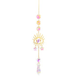 HULIANFU Prism Suncatcher,Hanging Window Crystals,Rainbow Light Catcher,Crystal Sun 50mm Catcher,Summer Gift,Octagon Beads