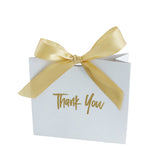 HULIANFU Thank You Party Favor Gift Box wedding candy box Baby Shower Paper Gift Bag Birthday Christmas Favor Present Boxes Packing