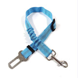HULIANFU Pet Supplies Car Seat Belt Dog Seat Belt Dog Leash Vehicle Belt Adjustable Cushioning Elastic Reflective Safety Rope for Dog Cat