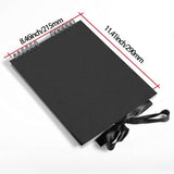 HULIANFU Photo Albums 80 Black Pages Memory Books A4 Craft Paper DIY Scrapbooking Picture Wedding Birthday Childrens Gift