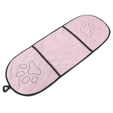 HULIANFU Pet Dog Bath Towel Microfiber Ultra-Absorbent Cat Small Dogs Drying Towel Blanket With Pocket For Large Dogs Bathrobe