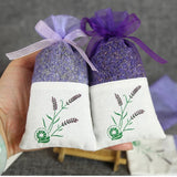 HULIANFU Portable Flowers Printing Beautiful Fragrance Lavender Sachet Bag Lavende Sachet Bags for Seeds Dry Flowers Sachet Bags Portable