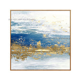 HULIANFU New Design High Quality Hand-painted Modern Golden Oil Painting on Canvas Modern Art Oil Painting for All Kinds of Wall Decor