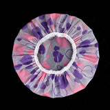 HULIANFU Waterproof Bath Hat Thickened Waterproof And Oil Fume Cap Women Spa Hair Salon Supplies Shower Cap Bathroom Accessories
