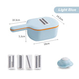 HULIANFU Multi-function Potato Carrot Cucumber Mandoline Slicer Cutter Grater Shredders with Strainer / Kitchen Fruit and Vegetable Tools