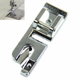 HULIANFU Rolled Hem Foot For Brother Janome Singer Silver Bernet Metal Foot Patchwork Hem Feet Sewing Machine Accessories Tools