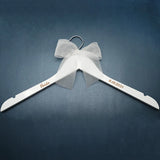 HULIANFU Personalized Wedding Hanger Custom Name Hanger Cloth Hanger Bride Dress Hanger Wedding Party Gift Bridal Shower Gift Groom Hange