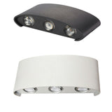 HULIANFU Led Wall Lamp Aluminum Outdoor IP65 Waterproof Up Down Wall Light For Home Stair Bedroom Bedside Bathroom Corridor Lighting