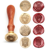 HULIANFU Vintage Stamp Wax Seal Beads Sticks Warmer Wax Sticks Melting Glue Furnace/Spoon Tool Stove Pot For Wax Seal Stamp Candle