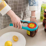HULIANFU Kitchen Accessories Jar  Opener Beer Bottle  Can Gap Lids Off Easily Adjustable Size Stainless Steel Aluminium Alloy
