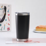 HULIANFU Thermal Mug Beer Cups Stainless Steel Thermos for Tea Coffee Water Bottle Vacuum Insulated Leakproof With Lids Tumbler Drinkware