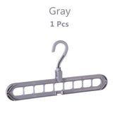 HULIANFU Magic 9-hole Support Circle Clothes Hanger Clothes Drying Rack Multifunction Plastic clothes rack Home Storage Hangers