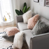 HULIANFU New Design Fluff Cushion Cover Sofa Home Decor Throw Pillow Covers Living Room Decorative 8 Pcs A lot
