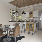 HULIANFU Vintage Pendant Light Loft Retro Chandelier Pendant Lamp E27 Base Industrial Hanging light Edison Home Lighting for Living Room