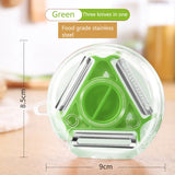 HULIANFU MHNTLOS Stainless Steel Multi-function Vegetable Peeler&ampJulienne Cutter Julienne Peeler Potato Carrot Grater Kitchen Tool
