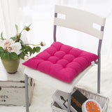 HULIANFU Winter Home Chair Cushion New Outdoor Thick Cushion Pad Office Dining Chair Mattress Pure Sofa Chair Back Pad Comfort Square
