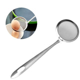 HULIANFU Super Thick Japanese Hot Pot Filter Soup Skimmer Spoon Mesh Percolator Strainer Fat Oil Skim Grease Foam