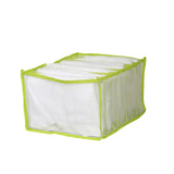 HULIANFU New Underwear Clothes Storage Box Foldable Drawer Organizers Socks Shorts Closet Wardrobe Separation Compartment Box Washable