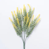 HULIANFU 2023 A Bunch of Provence Lavender Plastic Artificial Flowers False Plants Wedding Home Decoration Christmas Table Decoration