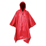 HULIANFU Portable Multifunctional 3 In 1 Rain Coat Hiking Camping Raincoat Poncho Mat Awning Durable Outdoor Activity Rain Gear Supplie