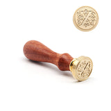 HULIANFU Retro Wood Stamp Classic 26 Letter A-z Alphabet Initial Sealing Wax Seal Stamp Ancient Seal Post Decorative Antique Stamp Gifts
