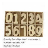 HULIANFU Wooden Letters Natural Alphabet Letters And Numbers Personalised DIY Craft Home Decor Wedding Birthday Xmas Party Name Design