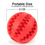 HULIANFU Toys for Dogs Rubber Dog Ball For Puppy Funny Dog Toys For Pet Puppies Large Dogs Tooth Cleaning Snack Ball Toy For Pet Products