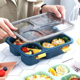 HULIANFU Portable Outdoor Bento box japanese style food storage containers Leak-Proof lunch box for kids with Soup Cup Breakfast Boxes