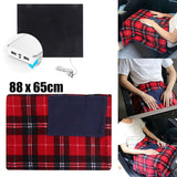 HULIANFU Portable Electric Blanket Heated Double Thermal Blanket 88*65cm Electric Warmer Electric Heating Blanket Dropshipping Warming